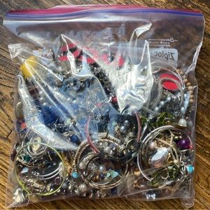 3+ Pounds of Junk Jewelry for Crafting